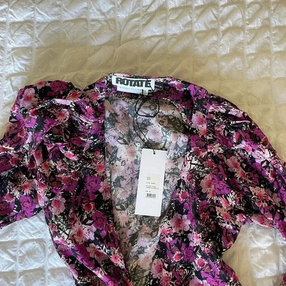 ROTATE by Birger Christensen floral Nancy mini dress - Picture 4 of 13